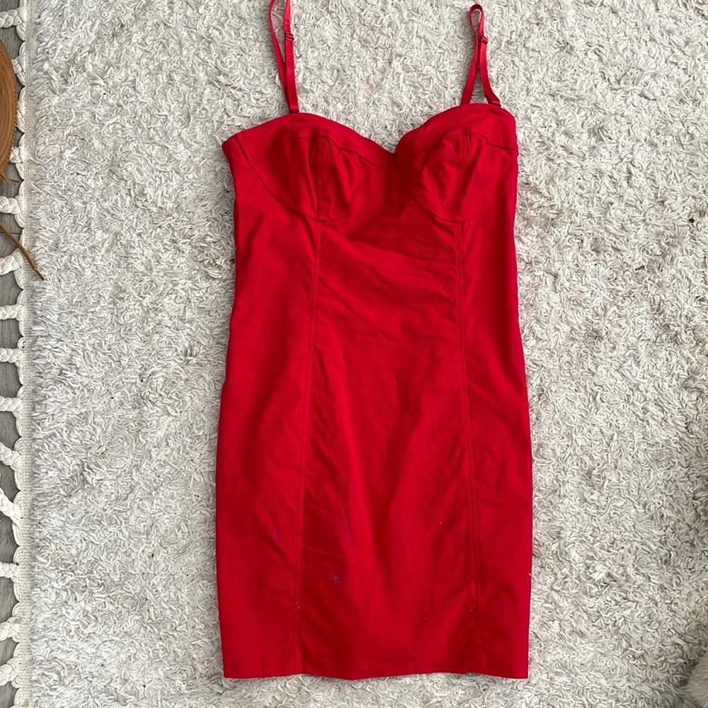 RED MINI DRESS